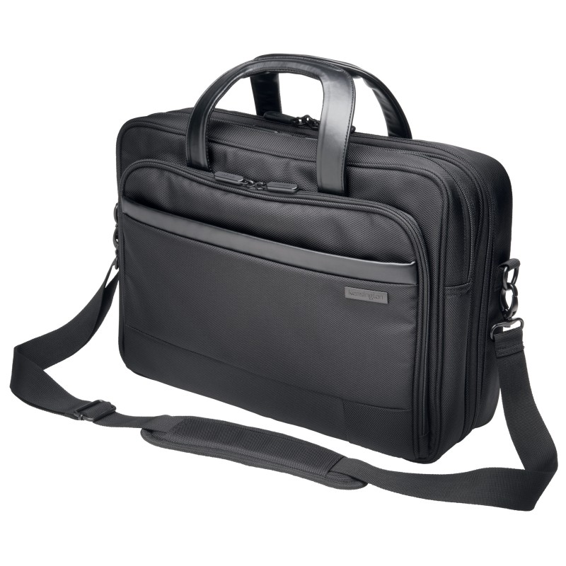 GEANTA KENSINGTON, pt. notebook de max. 15.6 inch, 2 compartimente, buzunar frontal x 2, waterproof, poliester, negru, "K60386EU