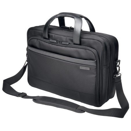 GEANTA KENSINGTON, pt. notebook de max. 15.6 inch, 2 compartimente, buzunar frontal x 2, waterproof, poliester, negru, "K60386EU