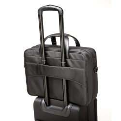 GEANTA KENSINGTON, pt. notebook de max. 15.6 inch, 2 compartimente, buzunar frontal x 2, waterproof, poliester, negru, "K60386EU