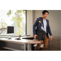 GEANTA KENSINGTON, pt. notebook de max. 15.6 inch, 2 compartimente, buzunar frontal x 2, waterproof, poliester, negru, "K60386EU
