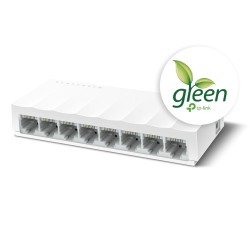 SWITCH TP-LINK  8 porturi 10/100 Mbps LiteWave  "LS1008" (timbru verde 0.8 lei)