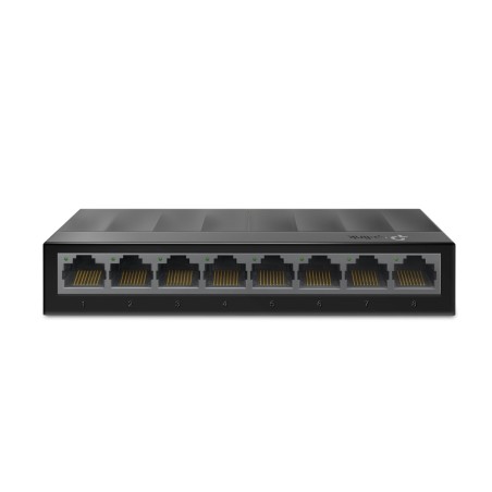 SWITCH TP-LINK  8 porturi Gigabit LiteWave, fanless "LS1008G" (timbru verde 2 lei)