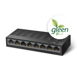 SWITCH TP-LINK  8 porturi Gigabit LiteWave, fanless "LS1008G" (timbru verde 2 lei)