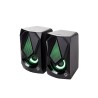BOXE SPACER Gaming 2.0, RMS:  6W (2 x 3W), control volum, 2 x LED, USB power, black, "SPB-STORM" (timbru verde 2.00 lei)