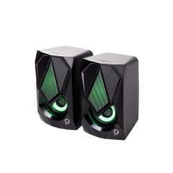 BOXE SPACER Gaming 2.0, RMS:  6W (2 x 3W), control volum, 2 x LED, USB power, black, "SPB-STORM" (timbru verde 2.00 lei)