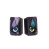BOXE SPACER Gaming 2.0, RMS:  6W (2 x 3W), control volum, 2 x LED, USB power, black, "SPB-STORM" (timbru verde 2.00 lei)