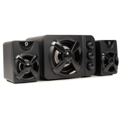 BOXE SPACER Gaming 2.1, RMS: 11W (2 x 3W + 5W), control volum, bass si inalte, subwoofer lemn MDF, 3 x LED, USB power, black, "S