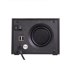 BOXE SPACER Gaming 2.1, RMS: 11W (2 x 3W + 5W), control volum, bass si inalte, subwoofer lemn MDF, 3 x LED, USB power, black, "S