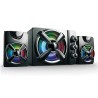 BOXE SPACER Gaming 2.1, RMS: 11W (2 x 3W + 5W), control volum, bass si inalte, subwoofer lemn MDF, 3 x LED, USB power, black, "S
