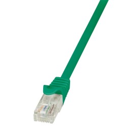 PATCH CORD UTP LOGILINK Cat5e, cupru-aluminiu, 0.25 m, verde, AWG26, "CP1015U" (timbru verde 0.08 lei)