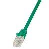 PATCH CORD UTP LOGILINK Cat5e, cupru-aluminiu, 1 m, verde, AWG26, "CP1035U" (timbru verde 0.08 lei)