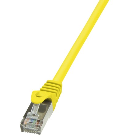 PATCH CORD FTP LOGILINK Cat5e, cupru-aluminiu, 2 m, galben, AWG26, ecranat "CP1057S" (timbru verde 0.08 lei)