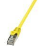 PATCH CORD FTP LOGILINK Cat5e, cupru-aluminiu, 2 m, galben, AWG26, ecranat "CP1057S" (timbru verde 0.08 lei)