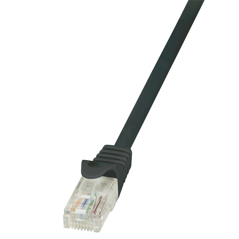 PATCH CORD UTP LOGILINK Cat5e, cupru-aluminiu, 5 m, negru, AWG26, "CP1073U" (timbru verde 0.18 lei)