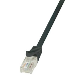 PATCH CORD UTP LOGILINK Cat5e, cupru-aluminiu, 7.5 m, negru, AWG26, "CP1083U" (timbru verde 0.18 lei)