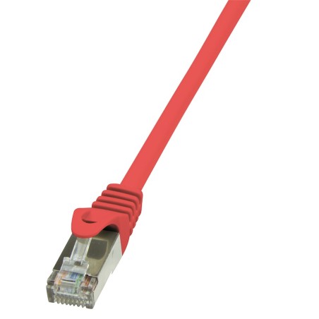PATCH CORD FTP LOGILINK Cat5e, cupru-aluminiu, 7.5 m, rosu, AWG26, ecranat "CP1084S" (timbru verde 0.18 lei)