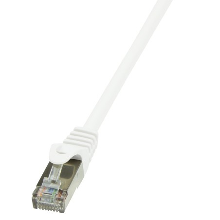 PATCH CORD FTP LOGILINK Cat6, cupru-aluminiu, 0.25 m, alb, AWG26, ecranat "CP2011S" (timbru verde 0.08 lei)