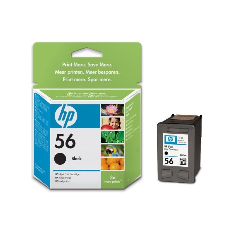 Cartus Cerneala Original HP Black, nr.56, pentru DJ 450|5150|5160|5xxx|96xx|7xxx|PSC1xxx|2xxx, , (timbru verde 0.15 lei), "C6656