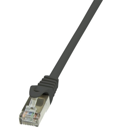 PATCH CORD FTP LOGILINK Cat6, cupru-aluminiu, 3 m, negru, AWG26, ecranat "CP2063S" (timbru verde 0.08 lei)