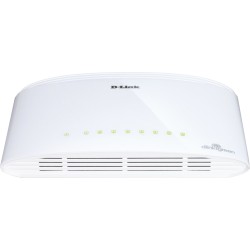SWITCH D-LINK  8 porturi Gigabit, carcasa plastic. "DGS-1008D"/45503414 (timbru verde 2 lei)