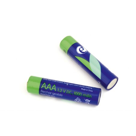 ACUMULATOR GEMBIRD AAA (R3), 1.2V NiMH 1000mAh, 2 buc., "EG-BA-AAA10-01" (timbru verde 0.16 lei)
