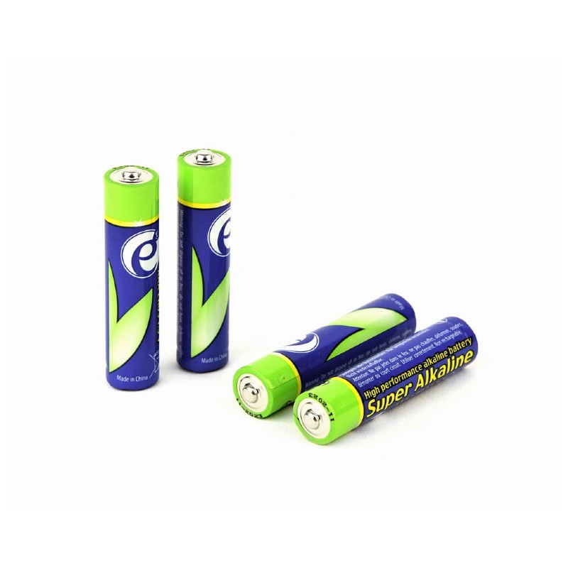 BATERIE GEMBIRD  AAA (R3), 1.5V alcalina,  4 buc., "EG-BA-AAA4-01" (timbru verde 0.32 lei)