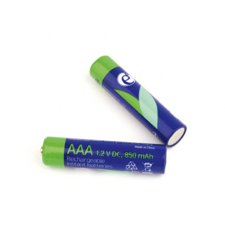 ACUMULATOR GEMBIRD AAA (R3), 1.2V NiMH  850mAh, 2 buc., "EG-BA-AAA8R-01" (timbru verde 0.16 lei)