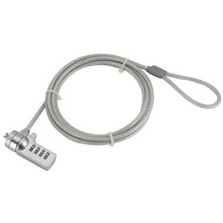 CABLU securitate GEMBIRD pt. notebook, slot standard, cifru cu patru discuri, 1.8m, cablu otel, "LK-CL-01" (timbru verde 0.18 le