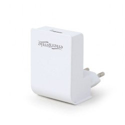 ALIMENTATOR retea 220V GEMBIRD, universal, 1 x USB, 2.1A, 10W, alb, "EG-UC2A-02-W" (timbru verde 0.18 lei)