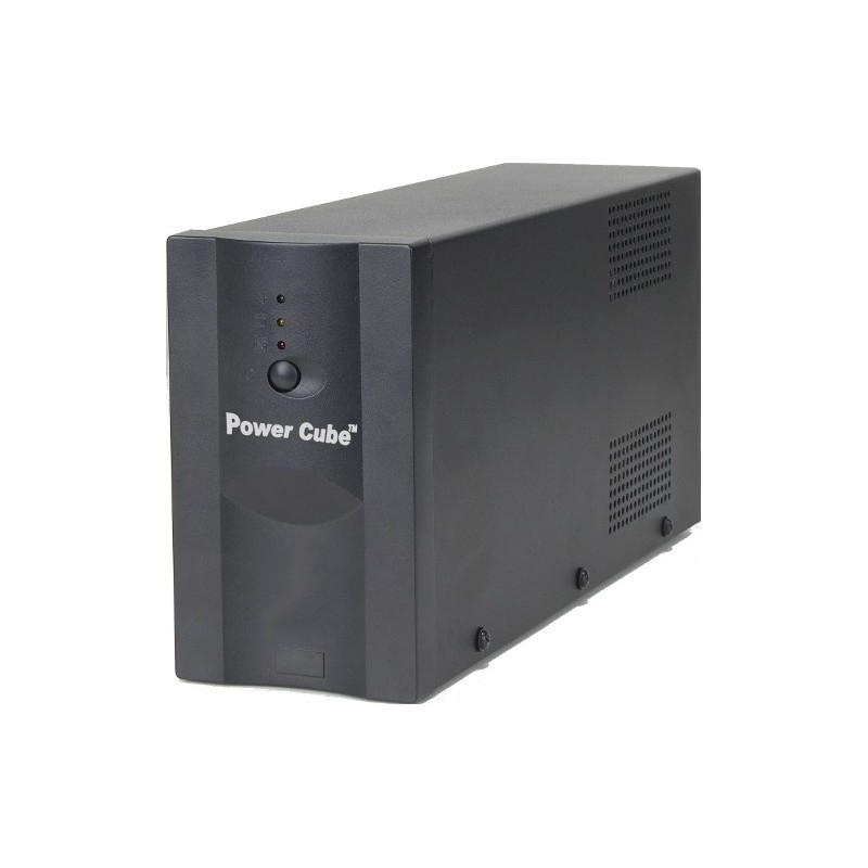 UPS GEMBIRD Line Interactive,   650VA/ 390W, AVR, 2 x socket IEC, indicatie status cu LED, 1 baterie 12V/7Ah, Backup: pana la 8 