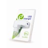 ALIMENTATOR retea 220V GEMBIRD, universal, 1 x USB, 2.1A, 10W, alb, "EG-UC2A-02-W" (timbru verde 0.18 lei)