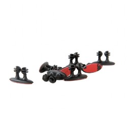 CLIPS auto-adeziv GEMBIRD, suport pt. cabluri, 8 buc., black "CM-CC-01"