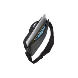 GEANTA THULE, pt. notebook de max. 13 inch, 1 compartiment, buzunar frontal | buzunar dorsal, waterproof, nylon, negru, "TSA-313