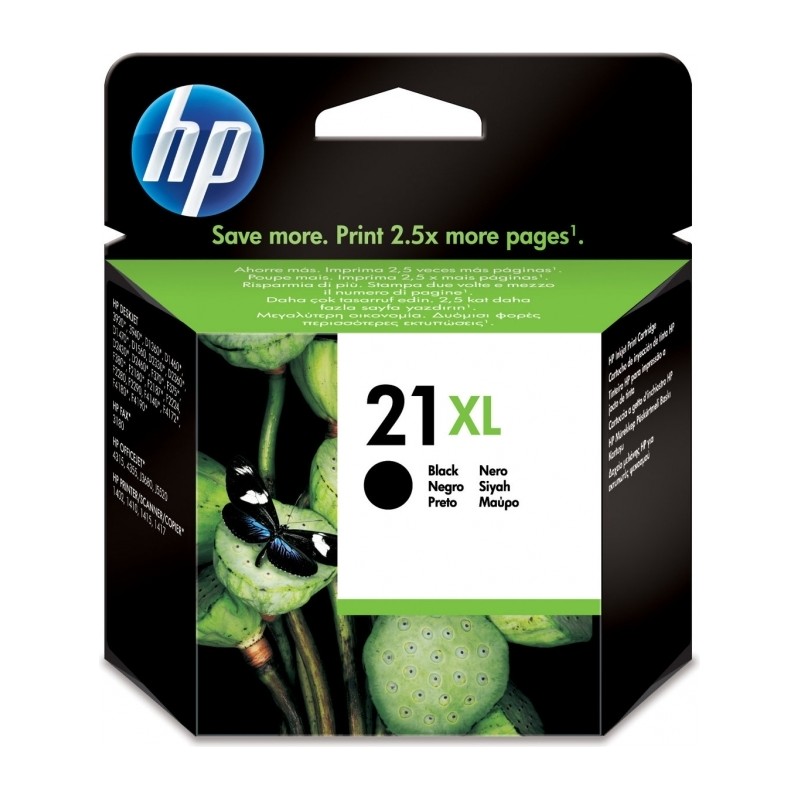 Cartus Cerneala Original HP Black, nr.21XL, pentru DJ3920|3940|D1360|14xx|F2180|2275|22xx, , (timbru verde 0.15 lei), "C9351CE"