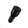 ALIMENTATOR auto SPACER 33W total max, 2 x USB (1 x USB QC 3.0 18W &amp; 1 x USB 15W), pt. bricheta auto, black, #SP-QC-30" (tim