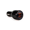 ALIMENTATOR auto SPACER 33W total max, 2 x USB (1 x USB QC 3.0 18W &amp; 1 x USB 15W), pt. bricheta auto, black, #SP-QC-30" (tim