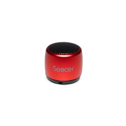 BOXA SPACER portabila bluetooth, Cri-Cri-RED, RMS:  3W, control volum, acumulator 300mAh, timp de functionare pana la 2 ore, dis