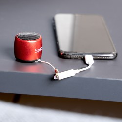 BOXA SPACER portabila bluetooth, Cri-Cri-RED, RMS:  3W, control volum, acumulator 300mAh, timp de functionare pana la 2 ore, dis