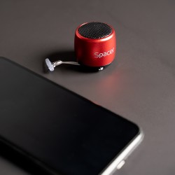 BOXA SPACER portabila bluetooth, Cri-Cri-RED, RMS:  3W, control volum, acumulator 300mAh, timp de functionare pana la 2 ore, dis