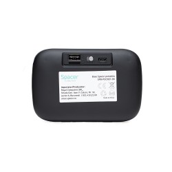 BOXA SPACER portabila bluetooth, POCKET-BK, RMS:  3W, control volum, acumulator 520mAh, FM (antena interna), timp de functionare
