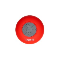 BOXA SPACER portabila bluetooth, DUCKY-RED, RMS:  3W, control volum, acumulator 300mAh, microfon incorporat, timp de funct. pana