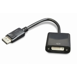 CABLU video GEMBIRD, adaptor DisplayPort (T) la DVI-I DL (M), 10cm, rezolutie maxima Full HD (1920 x 1080) la 60Hz, negru, "A-DP
