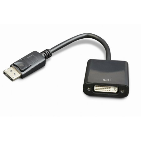 CABLU video GEMBIRD, adaptor DisplayPort (T) la DVI-I DL (M), 10cm, rezolutie maxima Full HD (1920 x 1080) la 60Hz, negru, "A-DP