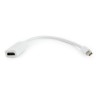 CABLU video GEMBIRD, adaptor Mini-DisplayPort (T) la HDMI (M), 10cm, rezolutie maxima Full HD (1920 x 1080) la 60Hz, alb, "A-mDP