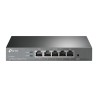 ROUTER TP-LINK wired 10/100 Mb/s, 1 WAN + 1 LAN + 3 WAN/LAN,  TL-R470T+" (timbru verde 0.8 lei)