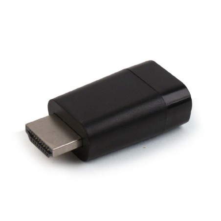 ADAPTOR video GEMBIRD, HDMI (T) la VGA (M), rezolutie maxima 1920 x 1080 la 60Hz, blister packages, black, "AB-HDMI-VGA-001" (ti