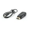 ADAPTOR video GEMBIRD, splitter HDMI (T) la VGA (M) + Jack 3.5mm (T), rezolutie maxima Full HD (1920 x 1080) la 60Hz, cablu audi