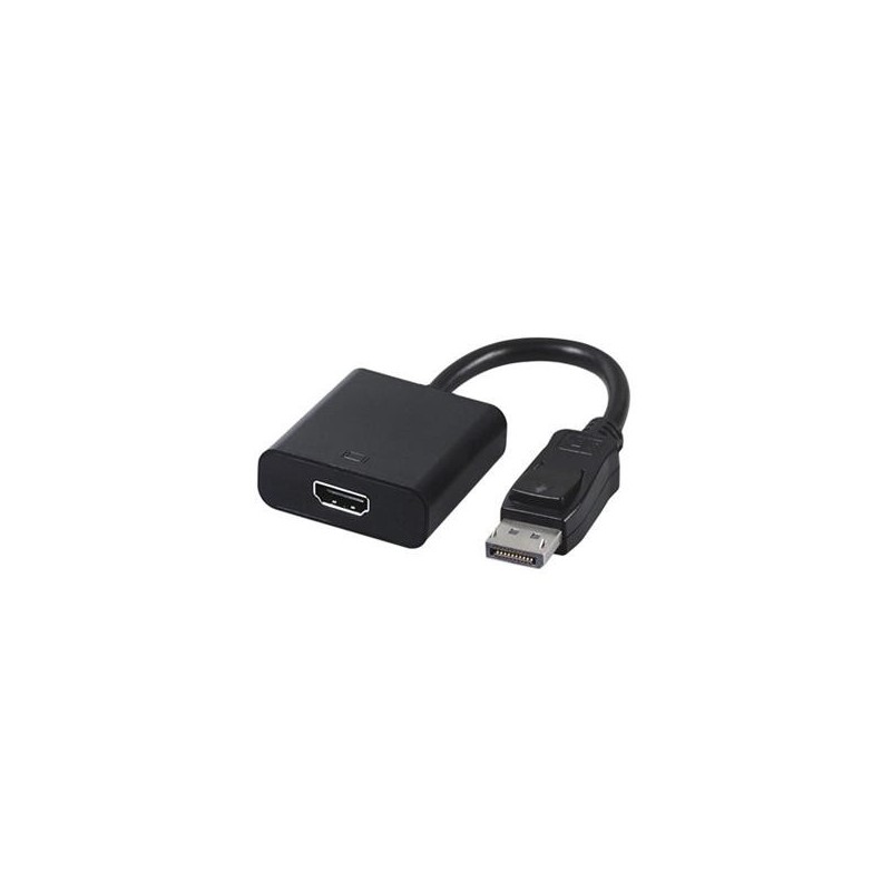 CABLU video GEMBIRD, adaptor DisplayPort (T) la HDMI (M), 10cm, rezolutie maximaFull HD (1920 x 1080) la 60Hz, negru, "A-DPM-HDM