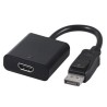 CABLU video GEMBIRD, adaptor DisplayPort (T) la HDMI (M), 10cm, rezolutie maximaFull HD (1920 x 1080) la 60Hz, negru, "A-DPM-HDM