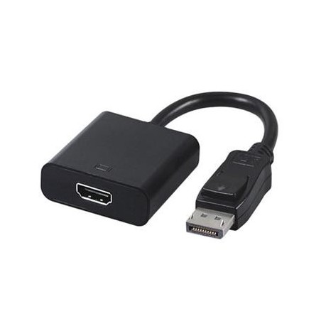 CABLU video GEMBIRD, adaptor DisplayPort (T) la HDMI (M), 10cm, rezolutie maximaFull HD (1920 x 1080) la 60Hz, negru, "A-DPM-HDM